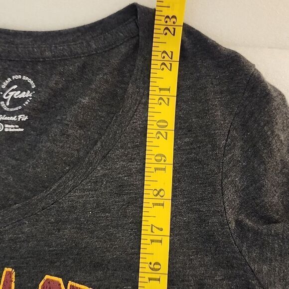 GEAR FOR SPORTS Women's Arizona State Logo Relaxed Fit Gray Long Sleeve Small - Picture 2 of 7